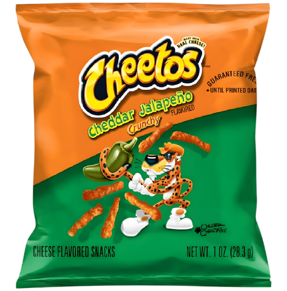 Cheetos - Cheddar Jalapeño Crunchy 28.3g